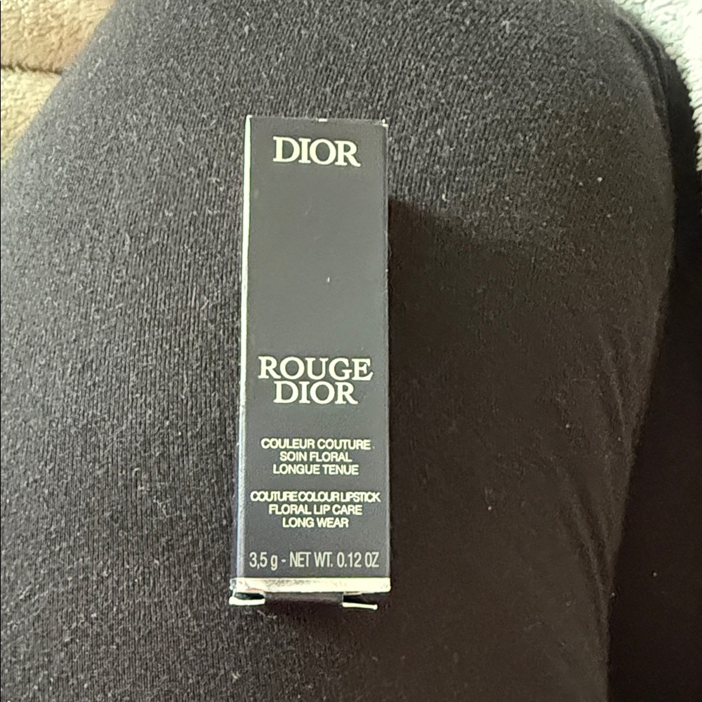 Dior Rouge Lipstick Packaging in Black